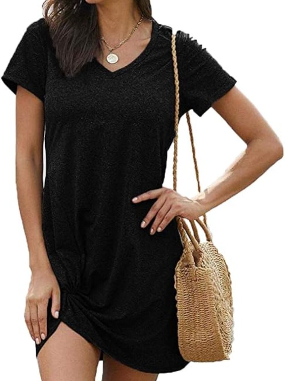Twist Knot Tshirt Dresses